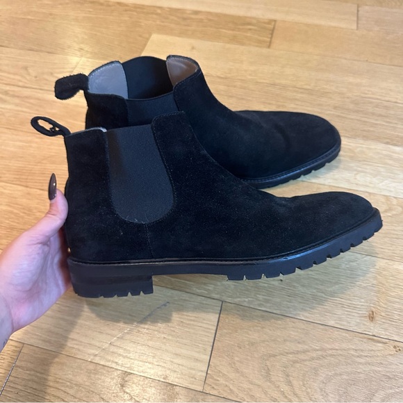 Manolo Blahnik Other - Men’s Manolo Blahnik black calf suede Chelsea boot